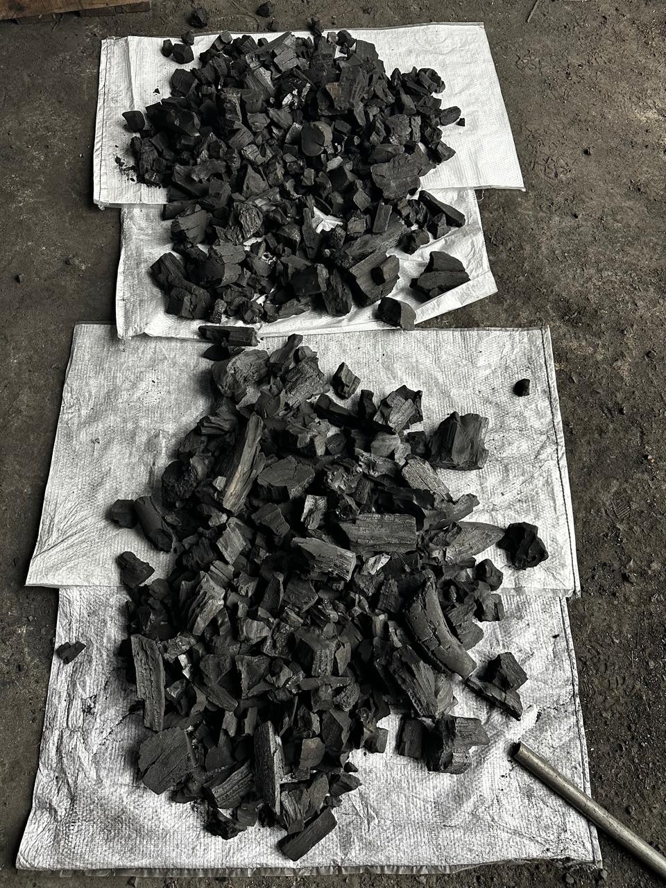 Fotografía real de carbón vegetal compartida en Carbon Paraguay